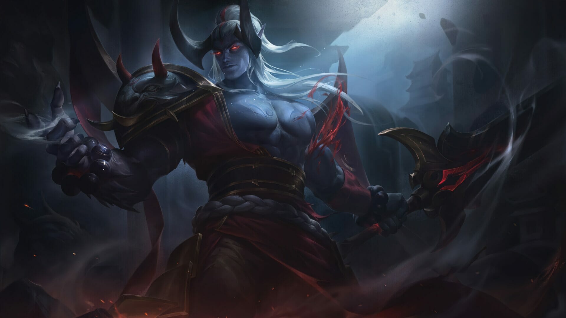 Attain Blood Moon Aatrox Skin