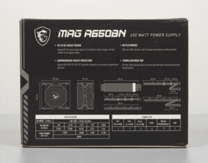 MSI MAG A650BN - Review summary - Review Infor